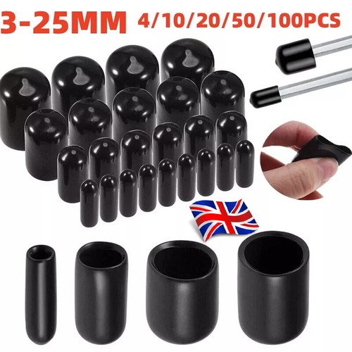Vinyl rubber round end cap - vinyl,
