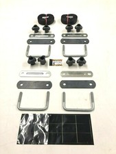 ROOF BOX U BOLT CLAMP KIT 80mm WIDE UNIVERSAL KIT KARRITE HALFORDS THULE 