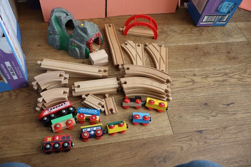 Mixed brands wooden - brands, train
