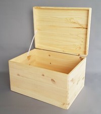 Wooden Treasure Box with Lid