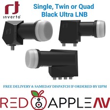 Single/Twin or Quad Inverto Black Ultra 0.2dB Satellite LNB FREE Postage