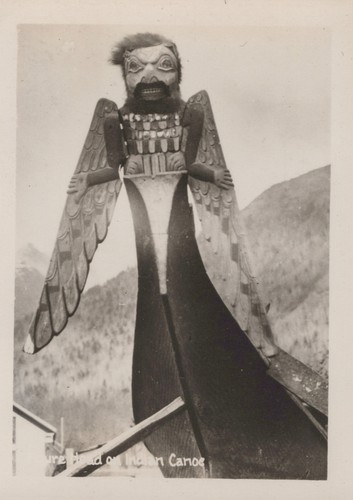 Tlingit indian war canoe - tlingit,