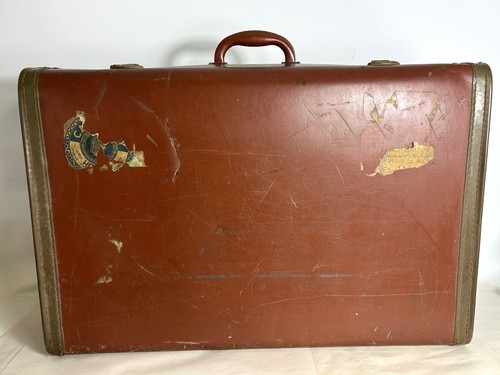 Vintage suitcase 1950s large - vintage,