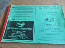 AJS 350 / 500cc MAINTENANCE