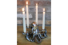 Octopus 4 Candle Holder Stand Candelabra - Retro Steampunk Gothic Style