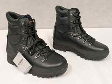 British Army Womens Altberg Defender High Liability Leather Black Boots - NEW
