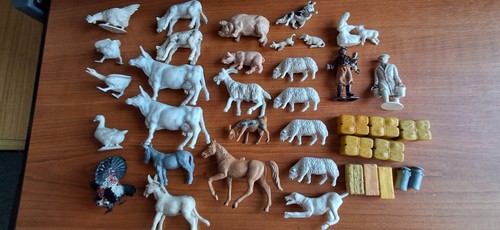 Vintage toy farm - vintage,