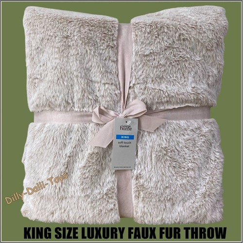 Luxury faux fur throw - fur,