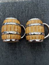 2x Medium Vintage Wade Tankard