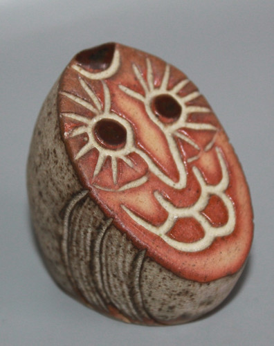 Stdio pottery owl paperweight - stdio,