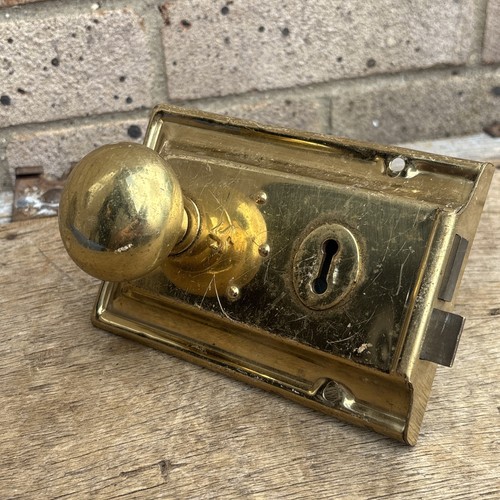 Vintage brass rim - brass,