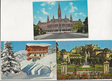 53/589 Postcard Salzburg Vienna City Hall House Volthofen Forest in Pinzgau