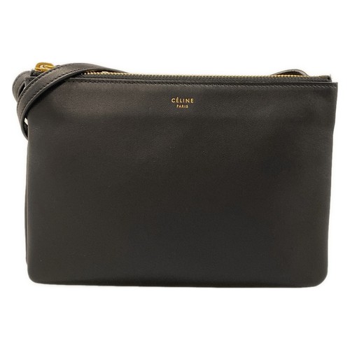Celine trio black leather - -,