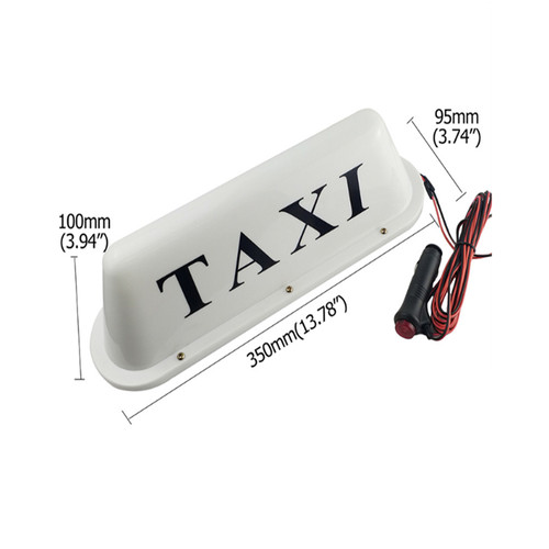 35cm taxi roof sign - 35cm,