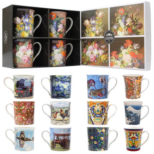 Vintage coffee mug - set, 4