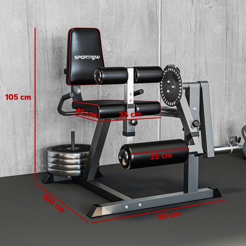 Seated leg extension and curl - seated,