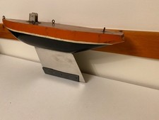 Vintage Wooden Pond Yacht Hull