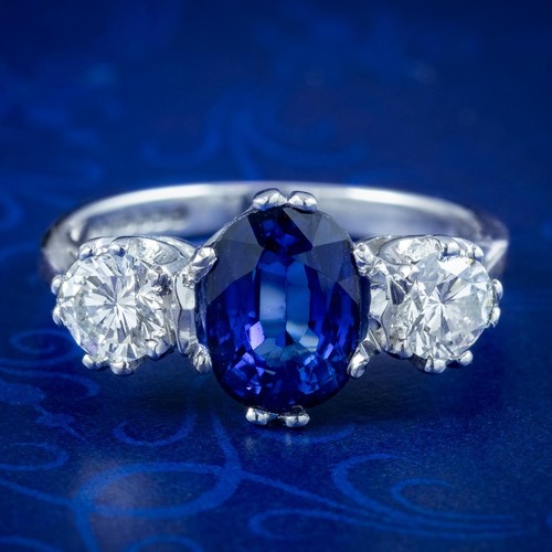 Edwardian style sapphire - edwardian,
