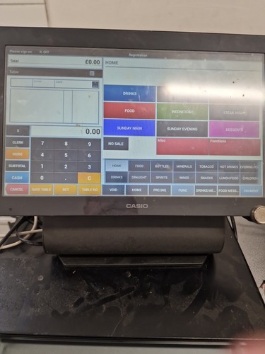 Casio r7000 epos system with - casio,