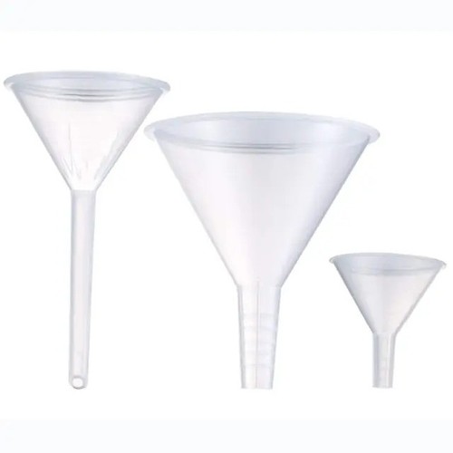 Clear plastic funnel - funnel, kitchen