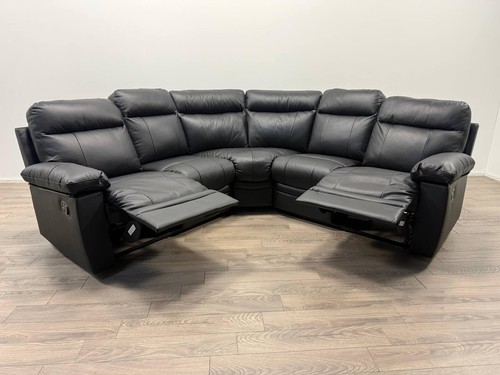 Paolo black leather manual - leather,
