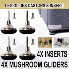 Chrome Glides Feet Legs