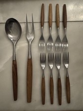 Vtg E.D. WUSTHOF DREIZACK Teak