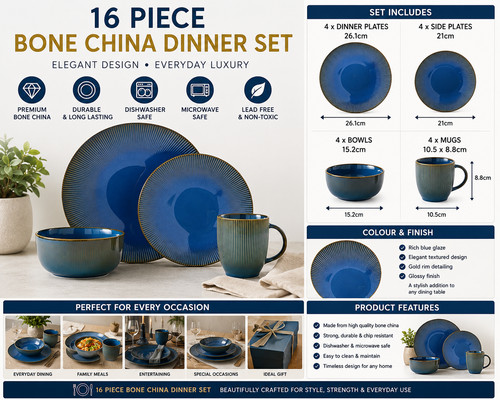 Piece bone china dinner set - china,