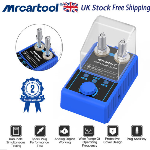 Spark plug tester car - plug,