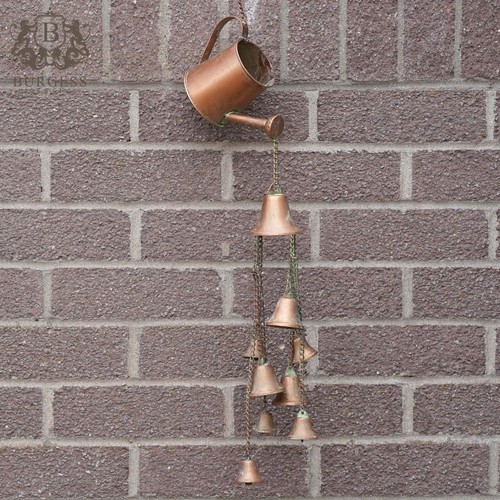 Galvanised metal watering can - watering,