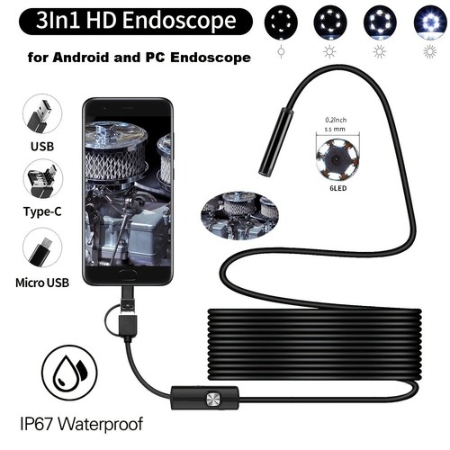 5mm 3in1 waterproof usb - waterproof,