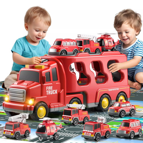 Construction vehicle toys 7in1 - vehicle,