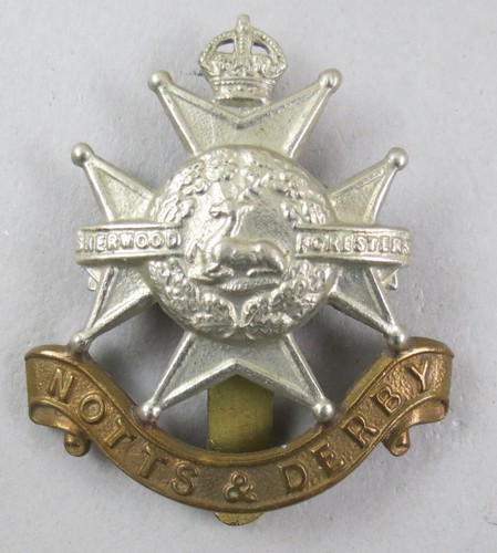 Military cap badge sherwood - cap,