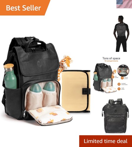 Faux leather baby changing - changing, bag