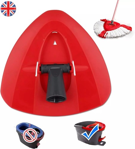 Red spin mop head - spin, base