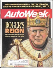 Autoweek Magazine July, 1990 Infinity M45 Supercar, Audi V8, 24 Day Andes Rally 