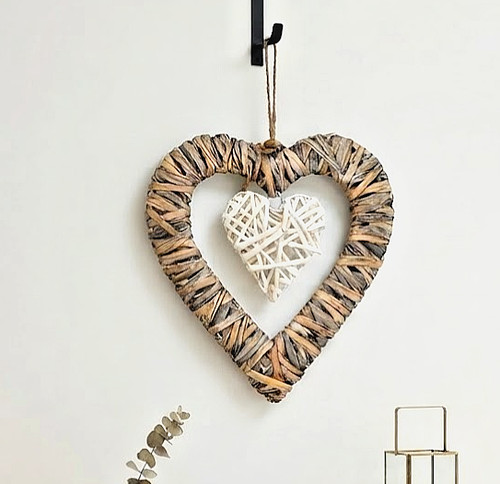 Rustic wicker hanging - wicker,