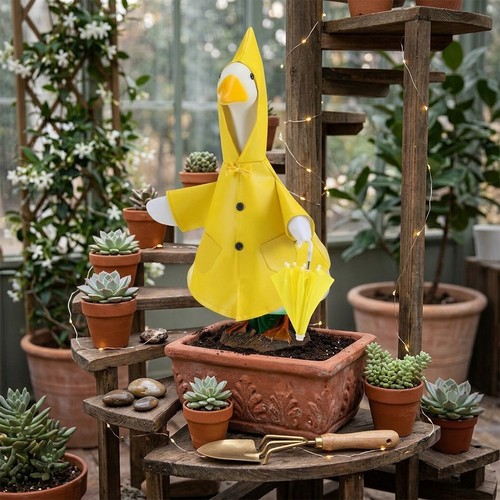 Yellow goose raincoat - 23",