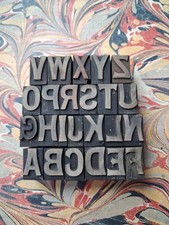small Wooden Letterpress