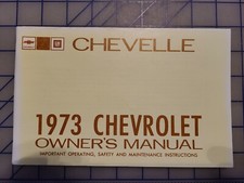 1973 Chevrolet Chevelle Owners