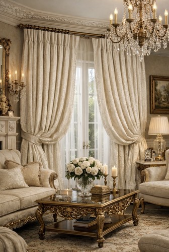 Luxurious curtains huge - curtains,