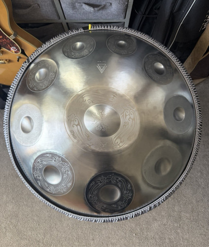 Tetra steel handpan drum - steel,