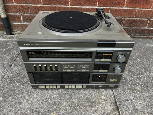 Sanyo stereo music system with - system,