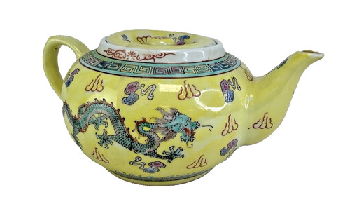 Vintage chinese famille - famille, jaune