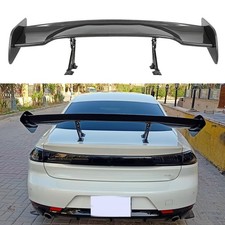45" Carbon GT Style Racing Rear Trunk Spoiler Wing For Peugeot 508 206 207 308
