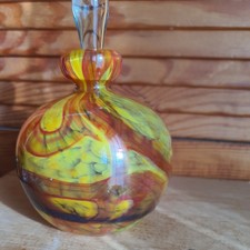 Vintage Mdina yellow orange