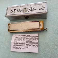 Cleaned Chromatic HOHNER-Muha " The Larry Adler Professional 12 "