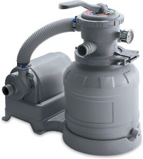 Funsicle 10in Sand Filter Pump for Above Ground Pools, 1100 GPH Flow Rate
