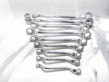 BRITOOL 9PCS OFFSET DOUBLE ENDED RING SPANNERS WHITWORTH 1/8" TO 3/4" REF6019