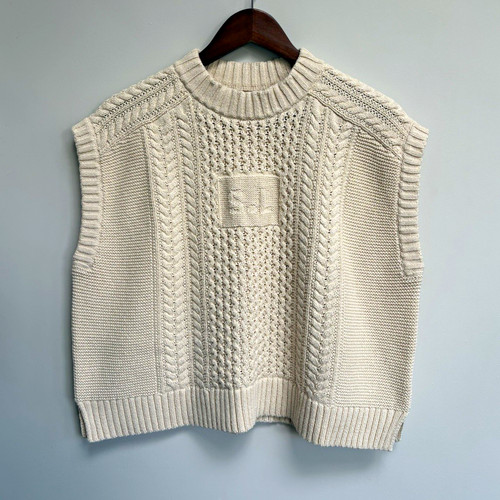 Slow love aran tank cream - slow,